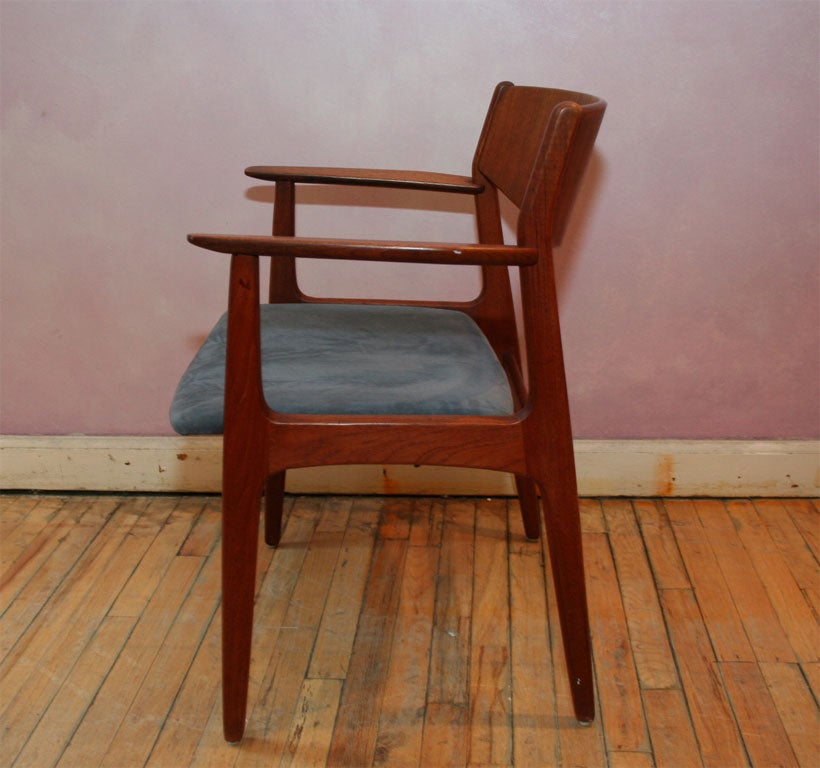 20th Century Set of Handsome Danish Dining Chairs Signed George Tanier