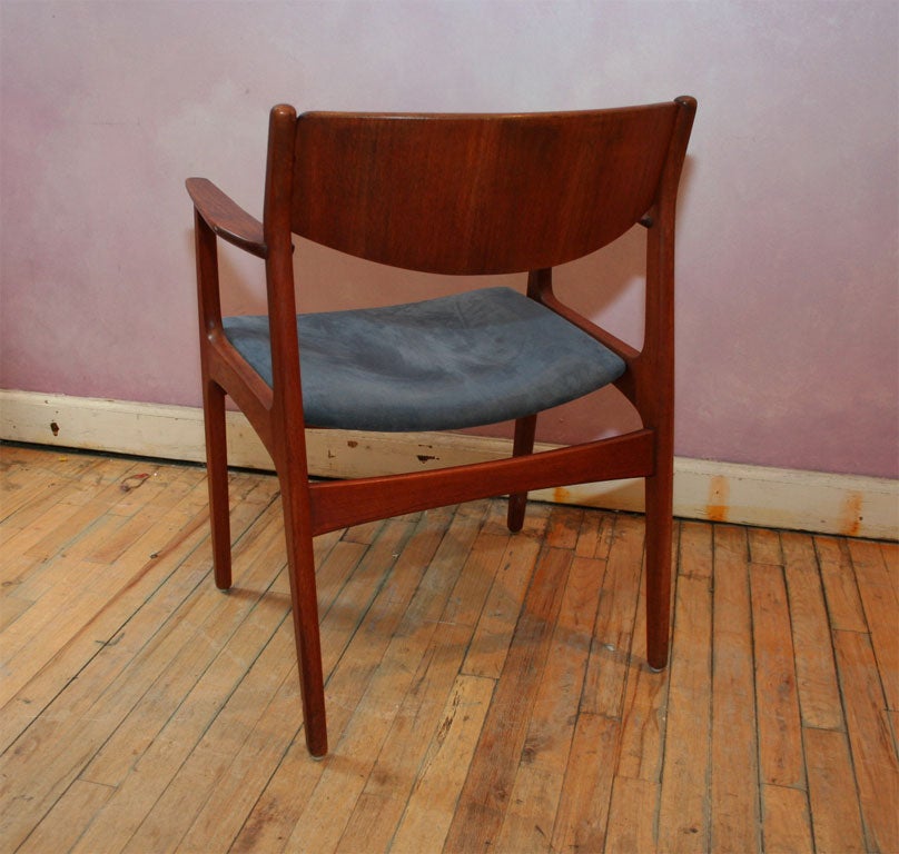 Teak Set of Handsome Danish Dining Chairs Signed George Tanier