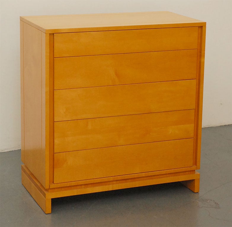 Beautifully refinished chest of drawers by Van  Keppel Green for Brown Saltman.