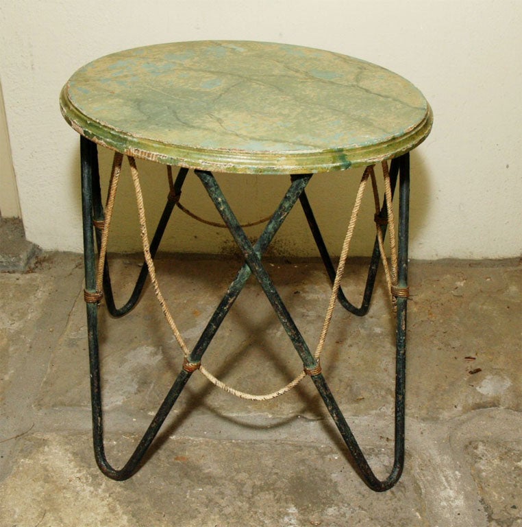 Set of 1920's French Garden Furniture In Good Condition In New Orleans, LA