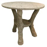 Faux Bois Garden Bistro Table 3