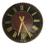 Antique Painted Metal Clock Tower Clock Face