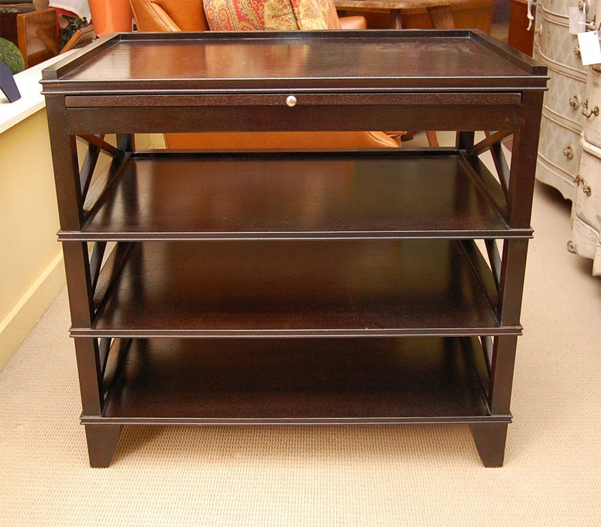 English Manhattan End Table Brown For Sale