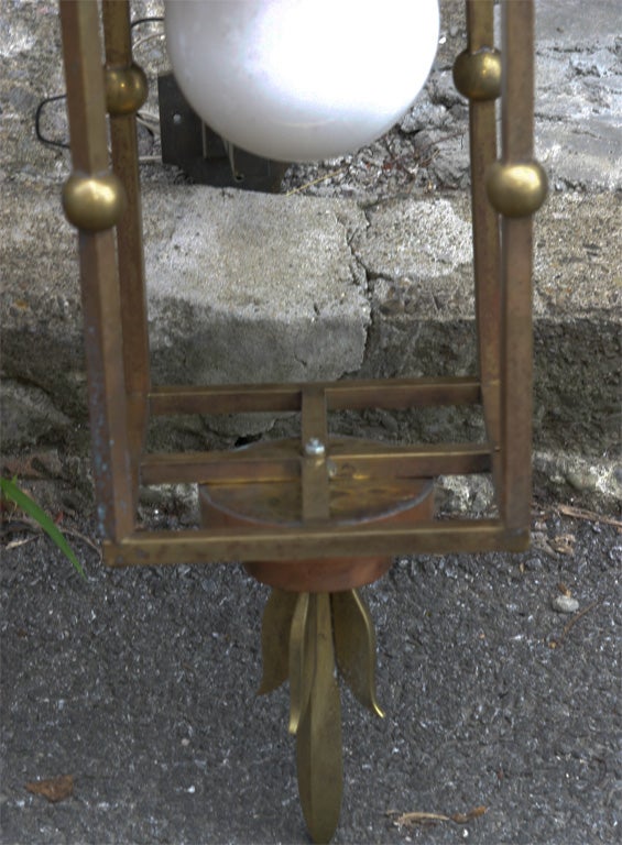 American Pair of outdoor lanterns. For Sale