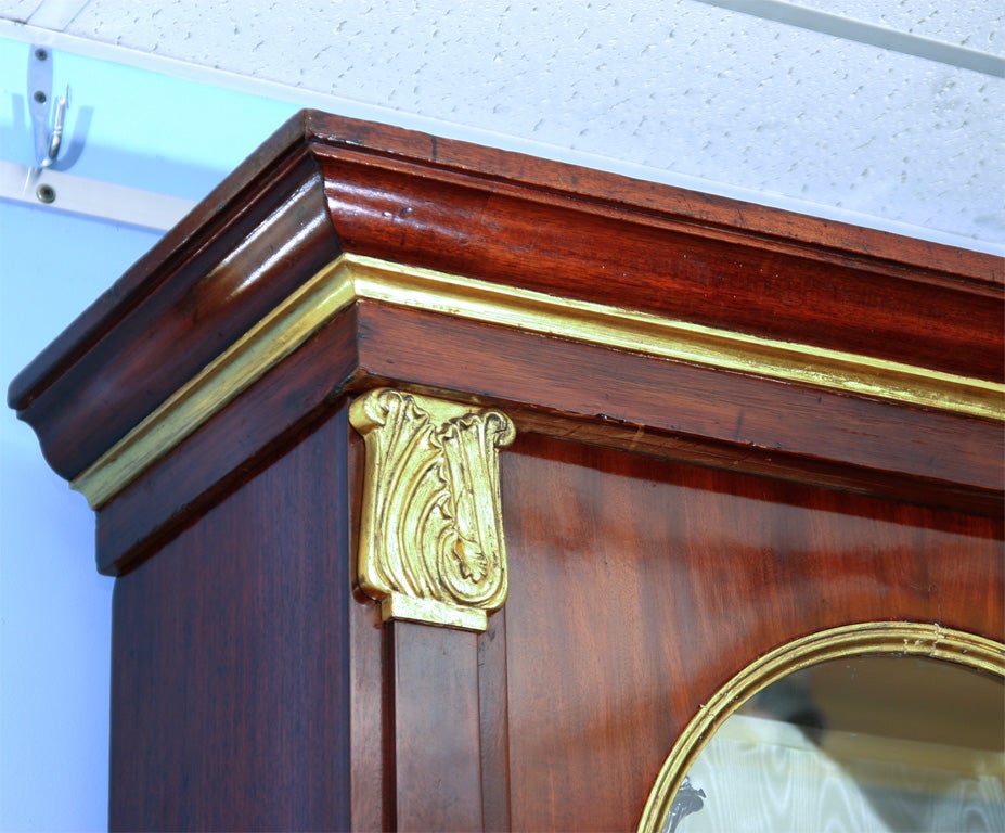 A WILLIAM IV BREAKFRONT/BOOKCASE.  ENGLISH, C. 1835