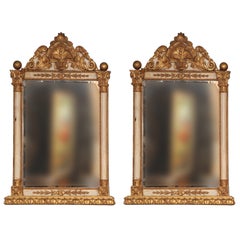 A PAIR OF NEOCLASSIC MIRRORS. SWEDISH, 18th/ 19th CENTURY