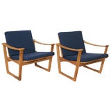 Finn Juhl-Style Spade Lounge Chairs