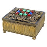 Jewelry Box with Semi Precious Stones