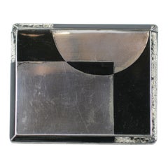 Art Deco Enamel and Eggshell Cigarette Case