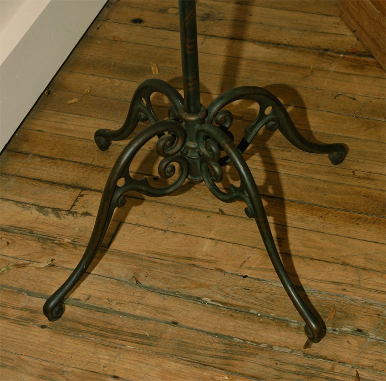 19th Century Cast Iron Coat Rack