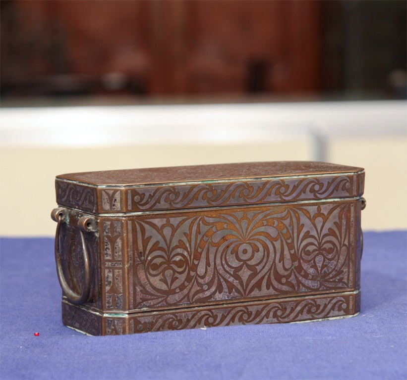 Silver Inlaid Betel Nut Containers