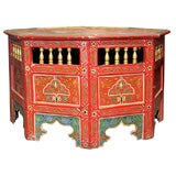 Floral Painted Octagonal Table