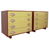 Pair of Grosfeld House chest of drawers