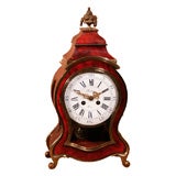Louis XV Style Tortoiseshell Clock