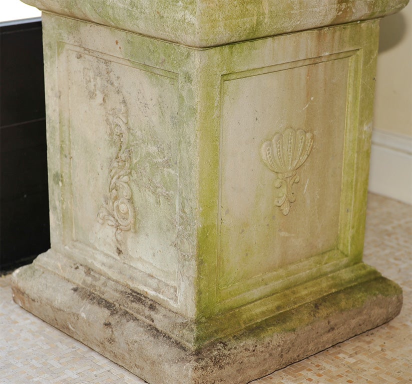 A Stone Sphere on Stone Plinth 1