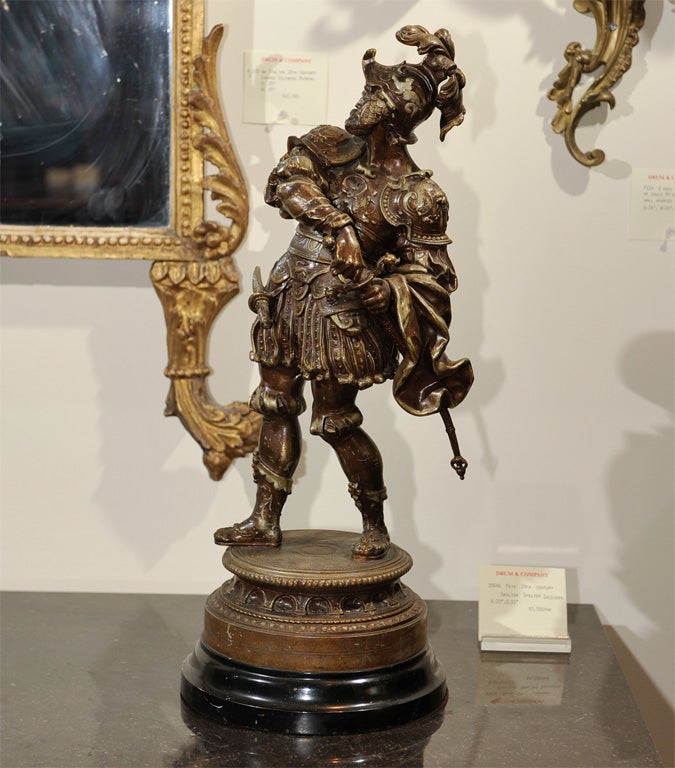 English Pair Spelter Figures