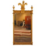 HAND CARVED GILT WOOD MIRROR