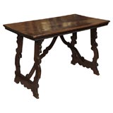 late 17th century Italian Baroque walnut library table