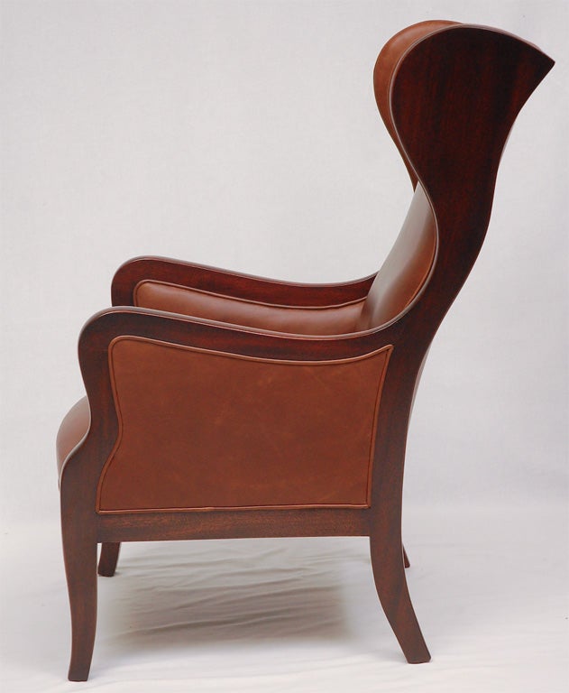 frits henningsen wingback chair