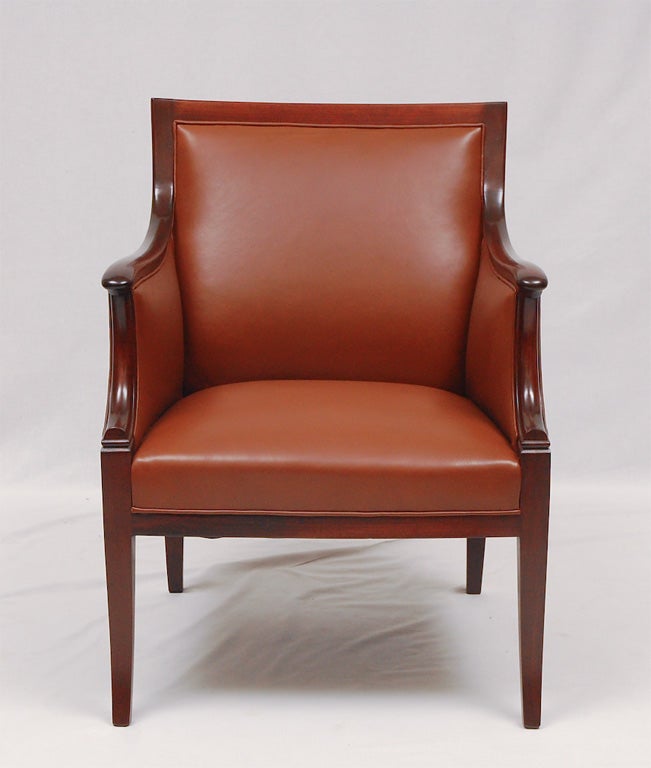 Frits Henningsen Arm Chair In Excellent Condition For Sale In Los Angeles, CA