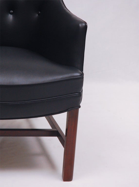 Scandinavian Modern Frits Henningsen Arm Chair