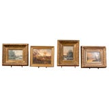 Four 19th Century French Oil Paintings