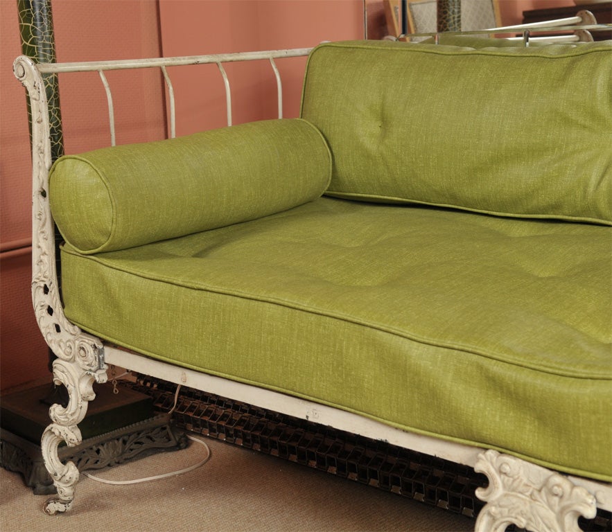 vintage wrought iron daybed