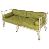 Vintage Wrought Iron Daybed