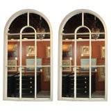 Pair of English 1920's Painted Panel - Mirror