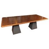 Art Deco Banded Rosewood Dining Table