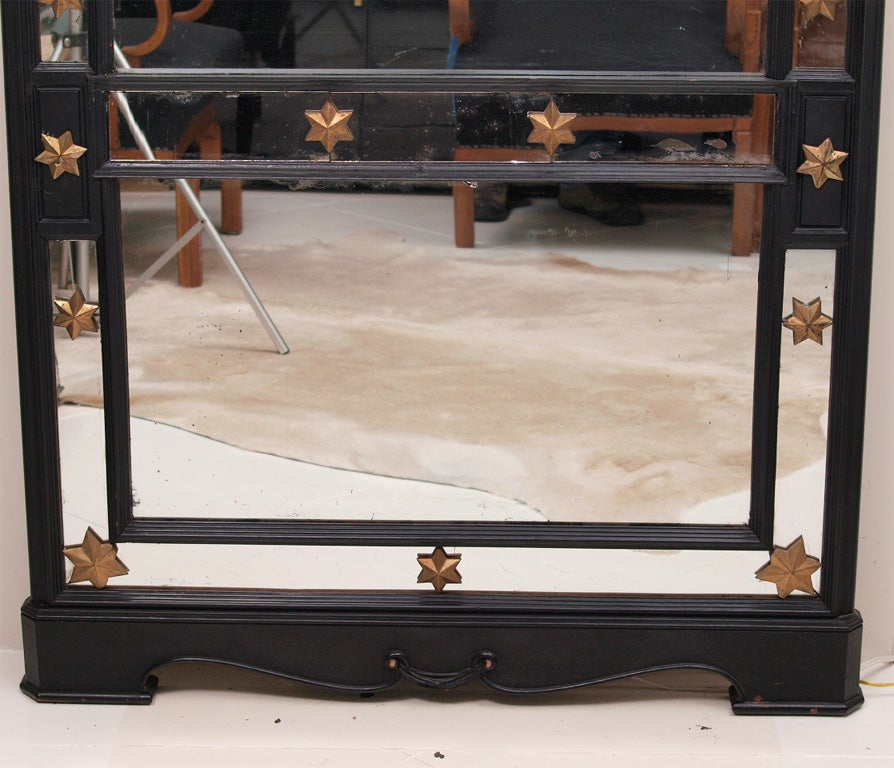 Handsome Arched Overmantel Mirror For Sale 4