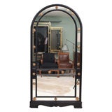 Handsome Arched Overmantel Mirror