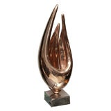 Bronze Table Lamp by Michel Dumas