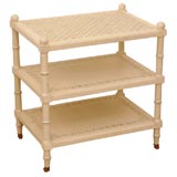 Vintage A Faux Bamboo Etagere