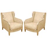 A Pair of Art Deco Arm Chairs