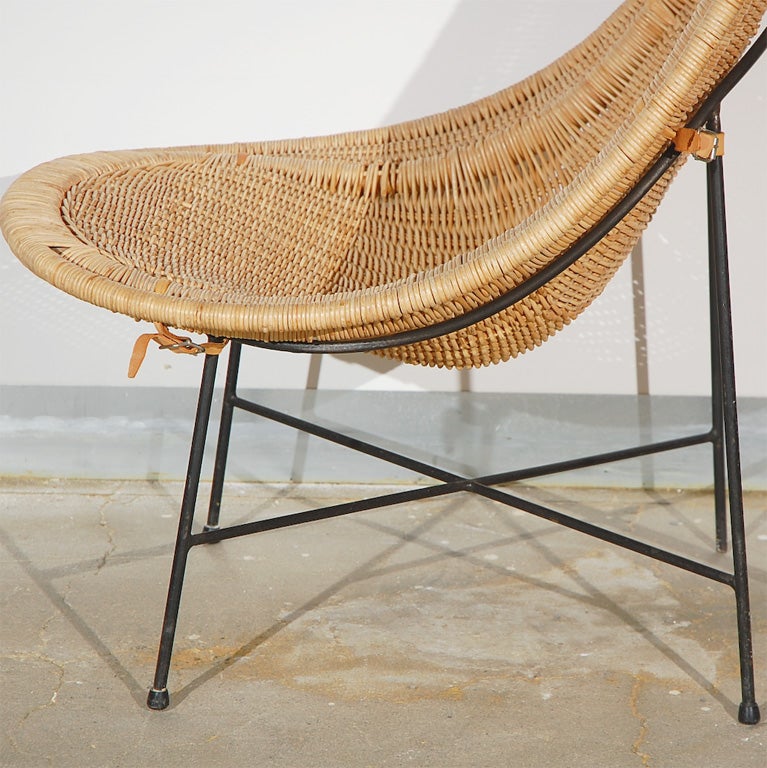 Rare Wicker Chair by  Horlin Holmquist 2
