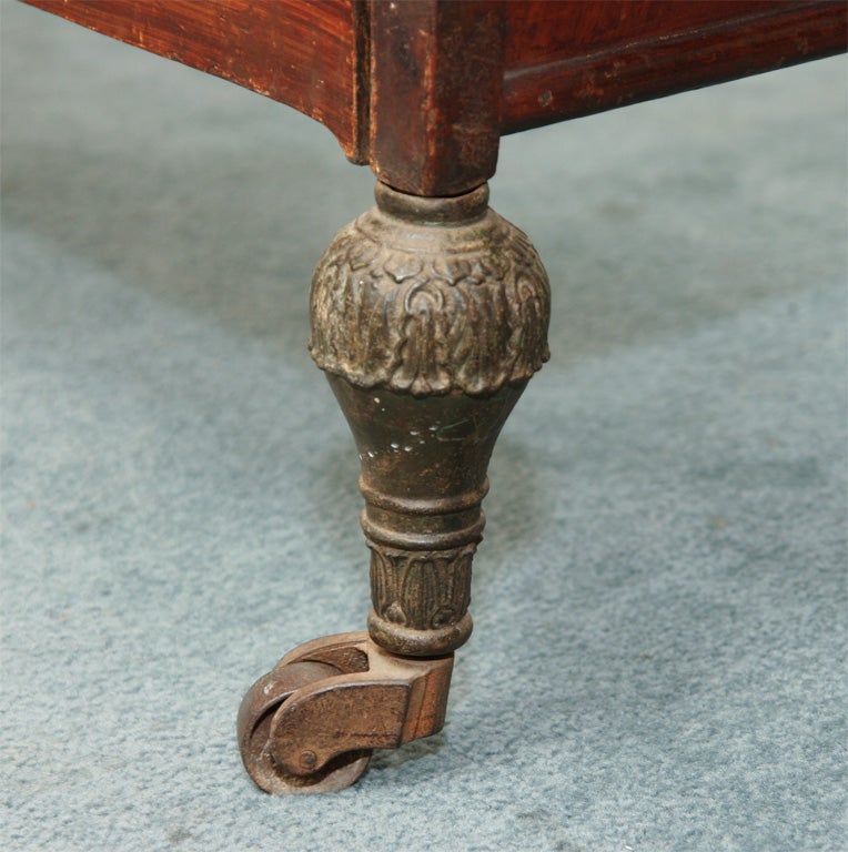 A pair of  tole beds