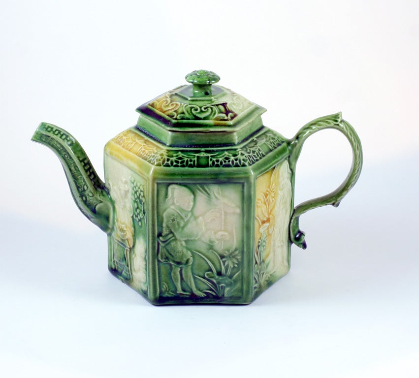 English Wedgwood-Whieldon Teapot For Sale