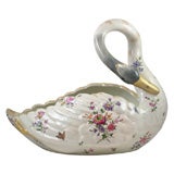 Galle Faience Swan Bowl