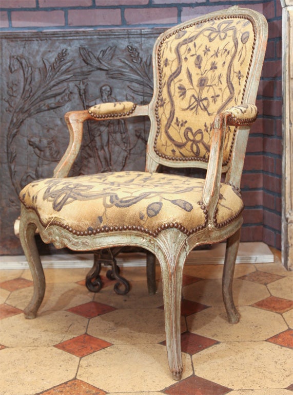 Exceptional Louis XV Pair of Cabriolet  Armchairs
