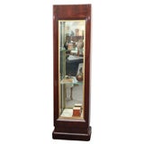 Rosewood Art Deco  One-door Illuminated Vitrine