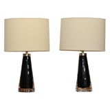 Pair of Lamps by Orrefors