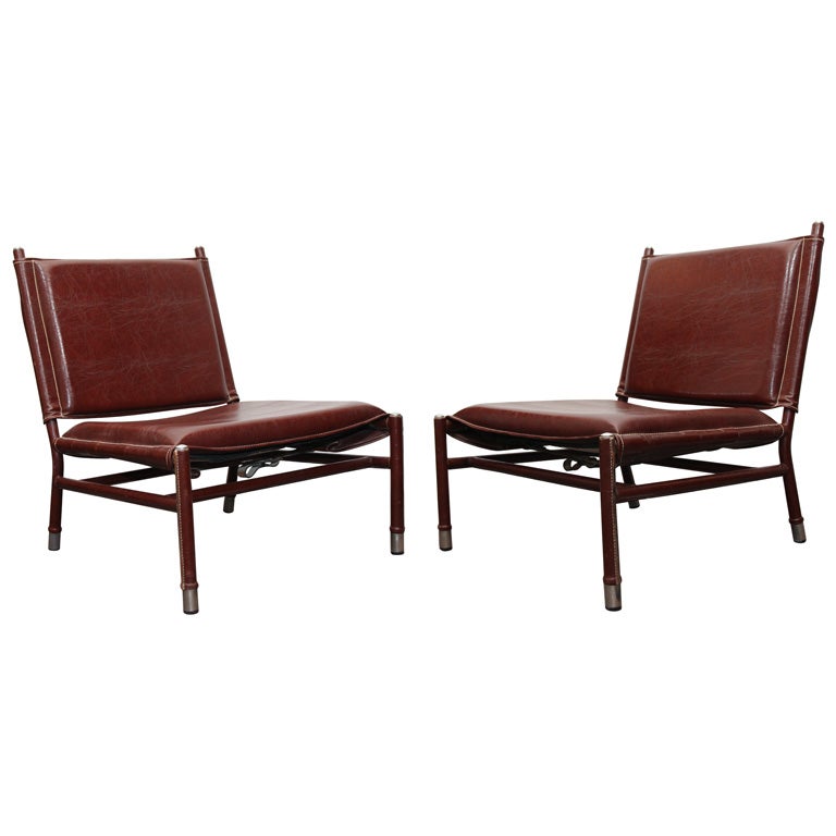 Pair of Chairs by Jacques Quinet