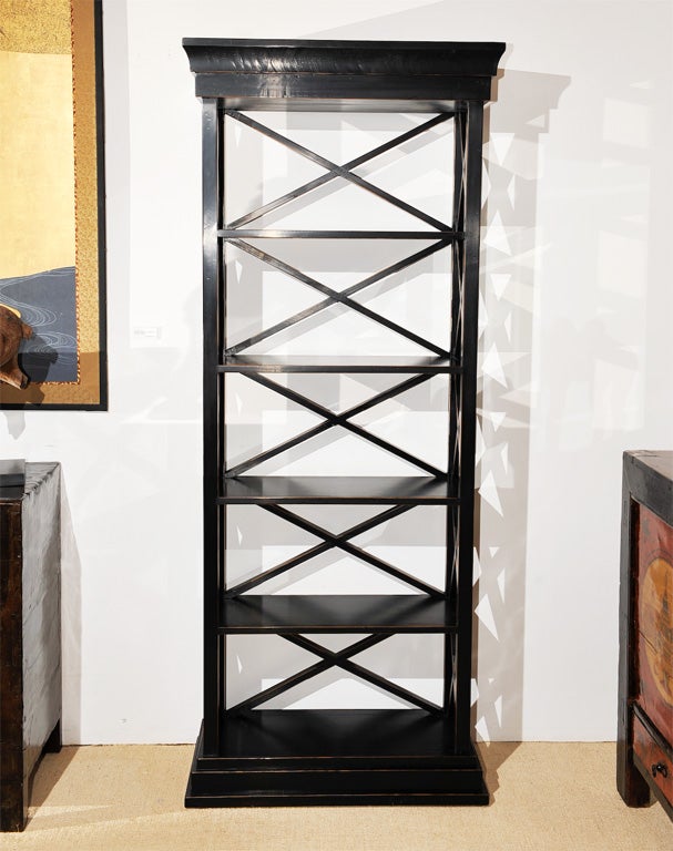 Black Lacquer Bookcase 3