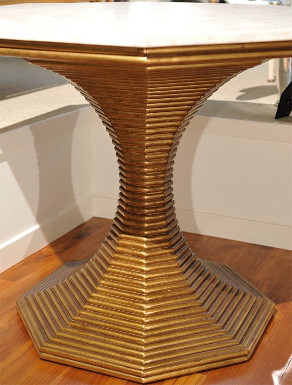Contemporary Hourglass Table