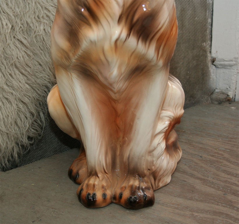 Ceramic Afghan Hound