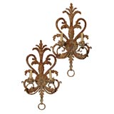 Iron scrolled Sconces
