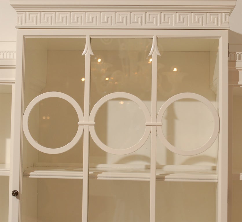 Vintage White Secretary Cabinet 4