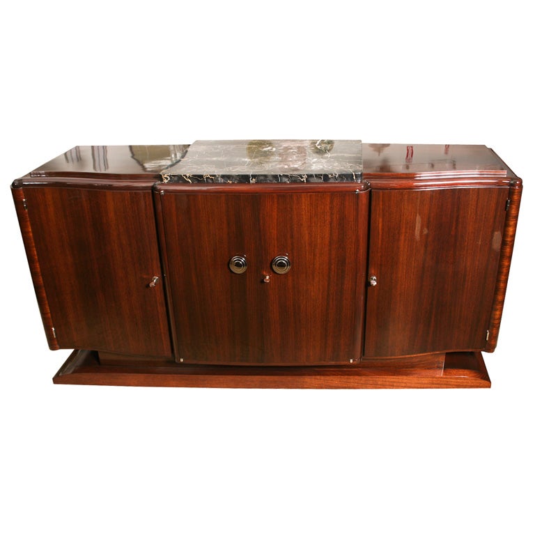 Classic French Art Deco Buffet Sideboard Credenza At 1stdibs