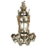 19thc Monumental Gilt Bronze "Palace" Chandelier,  90 + Lights